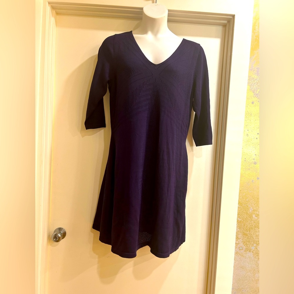Lane Bryant size 18/20 purple woven and lined dress.